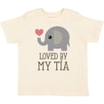 thumbnail image 3 of Inktastic Tia Loves Me Baby Elephant Boys or Girls Toddler T-Shirt, 3 of 5
