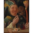 thumbnail image 3 of Marx Reichlich 15x18 Black Modern Framed Museum Art Print Titled - The&nbsp;Jester (ca.&nbsp;1519-20), 3 of 5