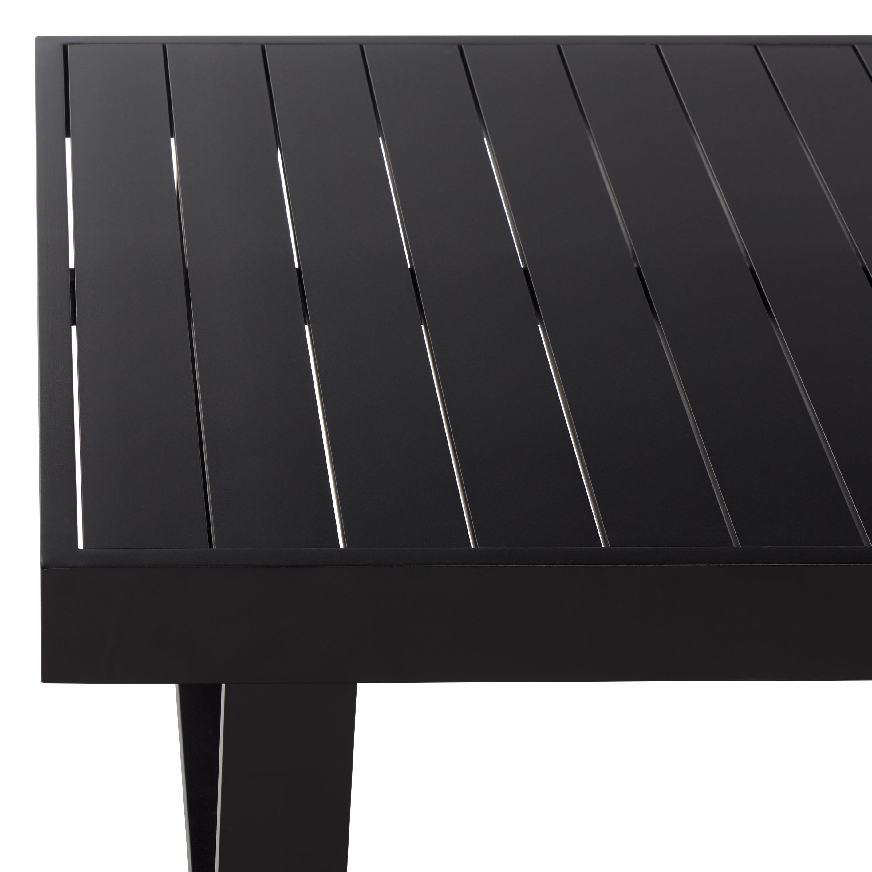 Safavieh Fash Outdoor Morden Metal Coffee Table, Black