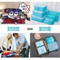 thumbnail image 5 of Juego de organizador de equipaje 6 en 1 para viajes JM, 3 cubos + 3 Bolsas de viaje impermeables de nailon, 5 of 5