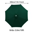 thumbnail image 2 of Housse de Protection, 8 Nervures Remplacement de Parasol 10 Pieds Toile de Remplacement pour Parasol de Jardin Extérieur, Décoration Intérieure, 2 of 8