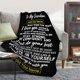 thumbnail image 5 of LHSHID Custom Grandson Blanket from Grandma Grandpa Personalized Boy Name Gift Super Soft Lightweight Throws Summer Travel Blankets Birthday Present Decor Bed Couch Sofa, 5 of 9