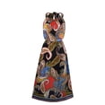 thumbnail image 3 of Peach Couture Bohemian Paisley Print Scoop Neckline Summer Halter Maxi Dress, 3 of 10