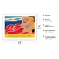 thumbnail image 2 of Hawaii and South Seas - Vintage Hawaiian Travel Poster by Frank Macintosh c.1950s - Fine Art Matte Paper Print (Unframed) 18x24in, 2 of 4
