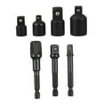 thumbnail image 4 of WHAMVOX  7 Pcs/set Drill to Socket Adapter Ratcheting Universal Black, 4 of 8