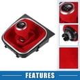 thumbnail image 3 of Bota de palanca de cambios manual Unique Bargains para Volkswagen Golf MK7 2013-2018 Rojo, 3 of 7