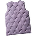 thumbnail image 5 of Gaexia Vest for Women,Lightweight Quilted Down Vest Packable Gilet With Geometric Design for Outdoor Travel and Casual Wear, 5 of 5