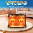 thumbnail image 4 of Cordless Back Massager Belt, Lumbar Massaager with Heat and Compression, Heated Back Belt Abdomen Warmer Lumbar Support, 3 Airbag Massage Modes, Lower Back Massager for Relief, 4 of 16