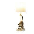 thumbnail image 3 of 24" In Wildlife Old World Gold  Capuchin Monkey Polyresin Table Lamp, 3 of 4