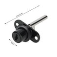 thumbnail image 2 of Drawer Lock 2Pcs Furniture Drawer Wardrobe File Cabinet Lock with Keys Office Security Furniture Desk Drawer Plunger Lock for Filing Cabinets[16mmBlack single lock], 2 of 8