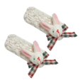 thumbnail image 1 of Soft Bunny Headband Bowknots Plush Rabbit Hair Hoop for Washing Face Fluffy Cartoon Hair Scrunchies Cartoon Costume Other, 1 of 4