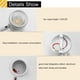 thumbnail image 2 of Lámparas De Pared Led Giratorias De 5W Y 360 Grados, Luces Led Cob Para Decoración Del Hogar, 3000K, Blanco Cálido, Ca 85-265V Eigraketly HA026108-01, 2 of 7