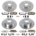 thumbnail image 3 of PowerStop Front and Rear Z26 Street Warrior Carbon-Fiber Ceramic Brake Pad and Drilled and Slotted Rotor Kit Fits: NISSAN Select Models K242-26, 3 of 9