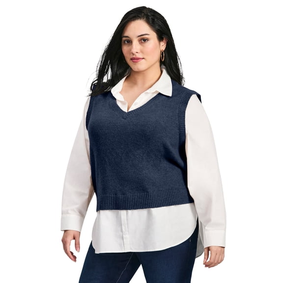 Avenue Women's Plus Size Ava Duet Vest