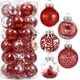 thumbnail image 2 of KG Navidad al por mayor Bolas De Navidad plástico transparente 25 uds adornos Bola De árbol De Navidad conjunto De bolas De Navidad para manualidades DIY vacaciones, 2 of 4