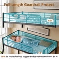 thumbnail image 4 of Twin Over Full Bunk Beds for Teens, LEGAHOME Heavy-Duty Metal Bunk Bed with Under-Bed Storage, 350lbs Capacity Space-Saving Bunkbeds Frame with Full-Length Guardrail, Black, 4 of 9
