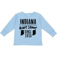 thumbnail image 3 of Inktastic Indiana Awesome Since 1816 Boys or Girls Long Sleeve Toddler T-Shirt, 3 of 5