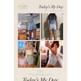 thumbnail image 2 of Girls' Denim Shorts Collection – Bow Embroidered / Distressed Ripped / Allover Bow Print High Waisted Denim Shorts for Kids Summer Casual Wear, 2 of 8