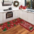thumbnail image 6 of Seyotauo Christmas Kitchen Mats Set of 2, Christmas Decorations for Home, Snowman Kitchen Rugs Non-Slip Backing Winter Holiday Floor Mat Xmas Decor Washable Runner Rug 16x24 inch+16x48 inch, 6 of 6