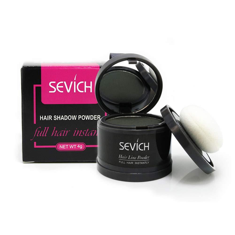 Instantly Hair Shadow - Sevich Hair Line Powder, Quick Cover Grey Hair Root  Concealer with Puff Touch, 4g Dark Brown 