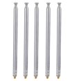 thumbnail image 1 of Modèle de Voiture RC 25 Argent 5 Sections 3 mm Antenne d'Expansion Filetée Externe, 1 of 5