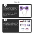 thumbnail image 3 of Corbata Pajaritas Doble capa Minnieouse Violeta H3112-5, 3 of 6