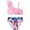 w93# Pink29, variant on Wuxian Girls Swimsuit Two Pieces Bikini Set Ruffle One Shoulder Adjustable Strap Tops And High Waist Floral Print Bottoms S Youth Fashionable Summer Beach Swimwear Swim Clothes Set,5-6 Years