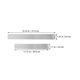 thumbnail image 2 of unbranded 2Ud Adhesivas De Metal Para Mensajes Y Fotos Compatible Con Imanes, 2 of 8