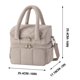 thumbnail image 3 of Bolsa nevera para el almuerzo bandolera de mano | Bolsa de almuerzo aislada multifuncional | Amplio organizador de preparación de comidas | Forro fácil de limpiar | Picnic para el trabajo y la, 3 of 6