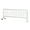 Galvanized, variant on Vestil Manufacturing PRAIL-102-HD-G-WF Heavy Duty Galvanized Barrier with 1 Wheel & 1 Flat Foot