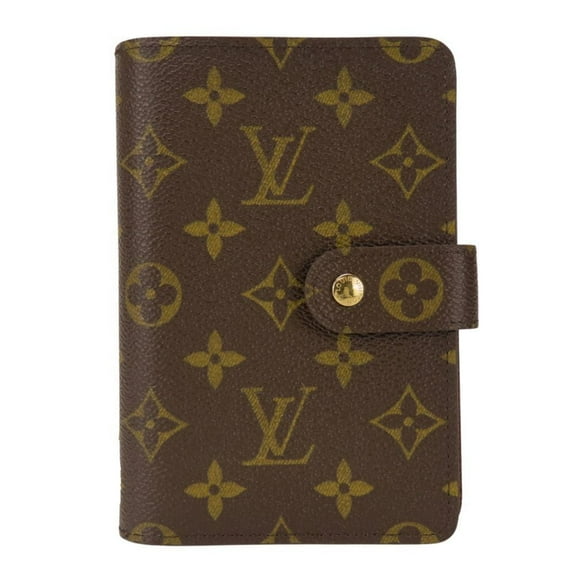 Pre-Owned Louis Vuitton Bi-fold Wallet Porte Papier M61207 Monogram Brown Available... (Good)