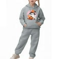 thumbnail image 2 of Auroural Sweatsuits 2pcs Sets Boys Clothes Size 6 Winter Long Sleeved Set For Boys And Girls Hoodie Set For Children Hooded Sweatshirt Set For Children Two-piece Sweatshirt Sets, 2 of 6