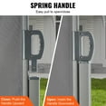 thumbnail image 4 of Vevor KSSCP180X300MZXMQV0 Retractable Side Awning, 71 x 118 in. Outdoor Privacy Screen, 180g Polyester Water-proof Retractable Patio Screen - Gray, 4 of 5