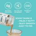 Soom Foods Organic Tahini 16oz (2 Pack) Roasted & Ground Sesame Seed