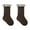 Brown, variant on Gpaecead Baby Girls' Princess Socks Retro Comfort Girl Baby Socks Black