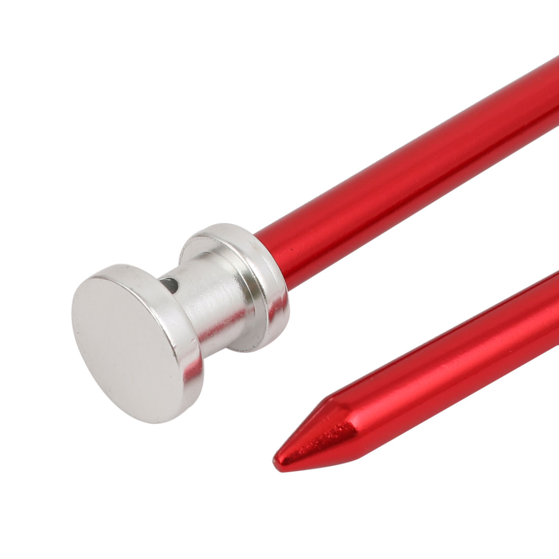 3pcs 9.1inch Length Metal Tent Stakes Red for Camping Hiking Walmart