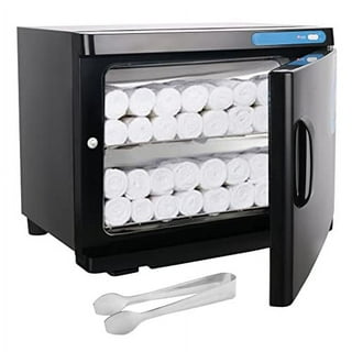 LIVEFINE Hot Towel Warmer for Spa with LED Display LFHTTWL02BK - The Home  Depot
