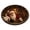 B-S, variant on Christmas 3D Optical Illusion Rug,Santa Depth‑Pattern Non‑Slip Floor Mat,Christmas Decor Door Mat,Round Decorative Area Carpet for Holiday Entryway Bedroom Living Room,15.75 inch