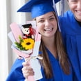 thumbnail image 4 of WHAMVOX Adorno De Bouquet Con Oso Rosa Para Fotos De Graduación Con Y, 4 of 6