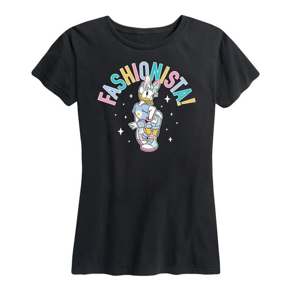 Mickey & Friends - Fashionista - Women's Short Sleeve Graphic T-Shirt