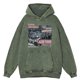 thumbnail image 2 of Sudadera con capucha para hombre, estilo retro desgastado, estilo New York Dream City, moda de otoño, 100 % algodón, ropa informal, jerséis con capucha, 2 of 5