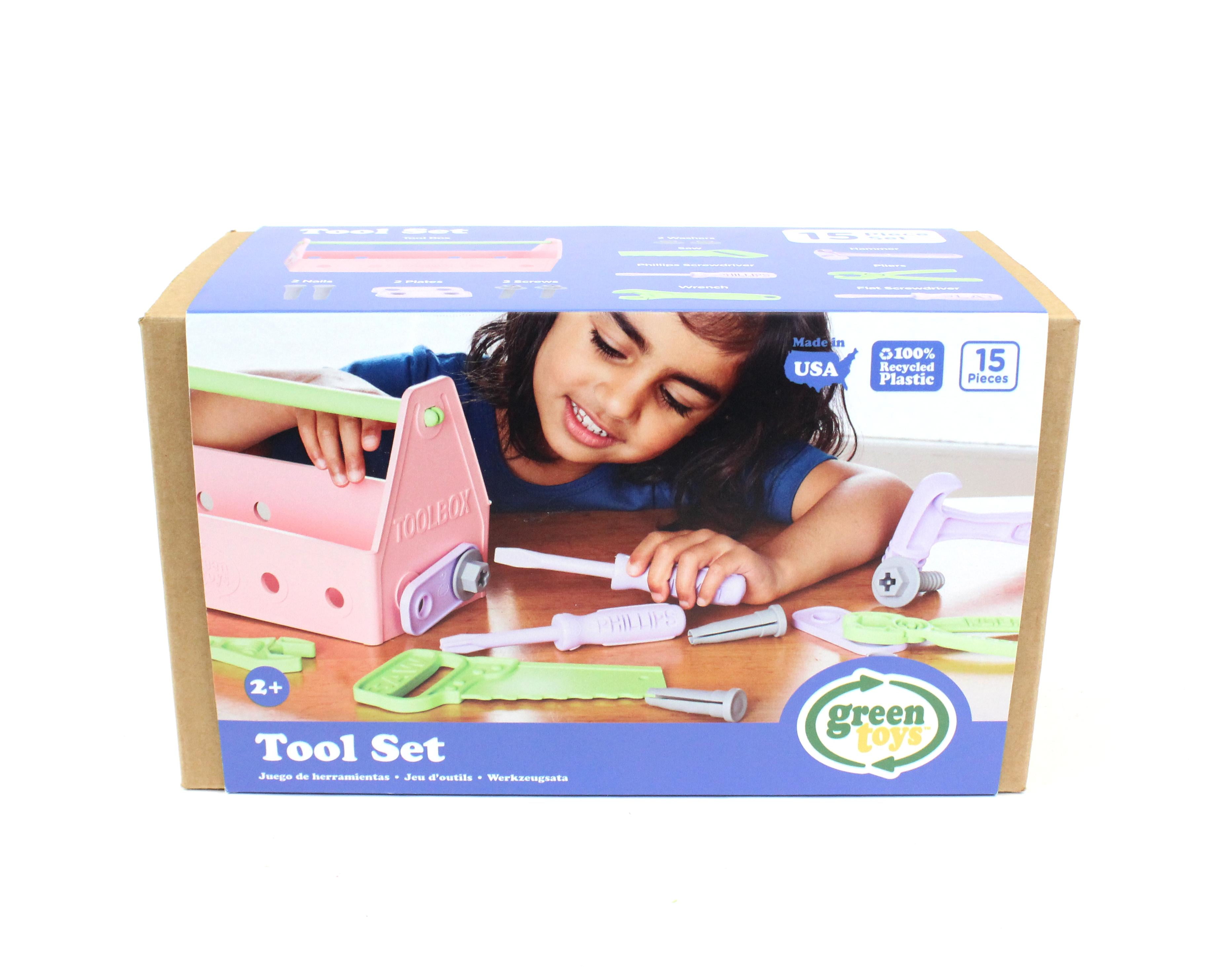 pink toy tool set