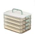 thumbnail image 3 of Caja de almacenamiento de bolas de masa congeladas de múltiples capas, contenedor de almacenamiento de alimentos de plástico de gran capacidad con tapa, caja de bolas de masa congeladas de congelación, 3 of 5