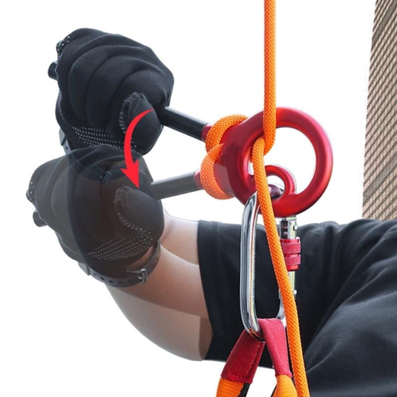 CEORPER Aluminum Alloy Figure Belay Device Abseiling Downhill Equipment Accessories