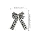 thumbnail image 2 of INSPIRE CHIC Corbata broche de encaje de cinta para mujeres, pin de lazo vintage, clip de corbata, talla única, negro, 2 of 5