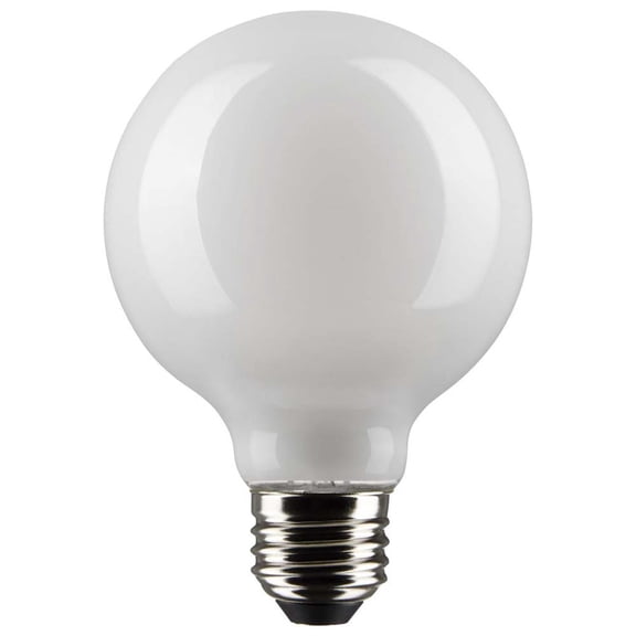 2Pk - Satco 6w G25 Globe Filament LED 2700K Medium Base Dimmable - 60w equiv
