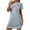 Dark Gray, variant on Sakmal Valentines Womens Moomoo Nightgowns Short Sleeve Love Soft Moomoo Dress Short Heart Print Womens Nightgown L
