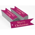 thumbnail image 2 of Inkdotpot Merry Christmas Bottle Tag Real Rose Gold Foil Favor Hang Tags Pack Of 50, 2 of 6