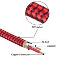 thumbnail image 3 of Cable Rca De Audio Y Vídeo De 10 Pies, 3 Rca Macho A 3 Rca Macho, Cable Av Compuesto Chapado En Oro De 24 Quilates, Compatible Con Decodificador, Amplificador De Altavoz, Reproductor De Dvd Y Más (10, 3 of 5