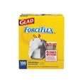 thumbnail image 1 of Glad ForceFlexPlus Tall Kitchen Drawstring Trash Bags ,LINER,DRWSTRNG,13G,100/BX, 1 of 2